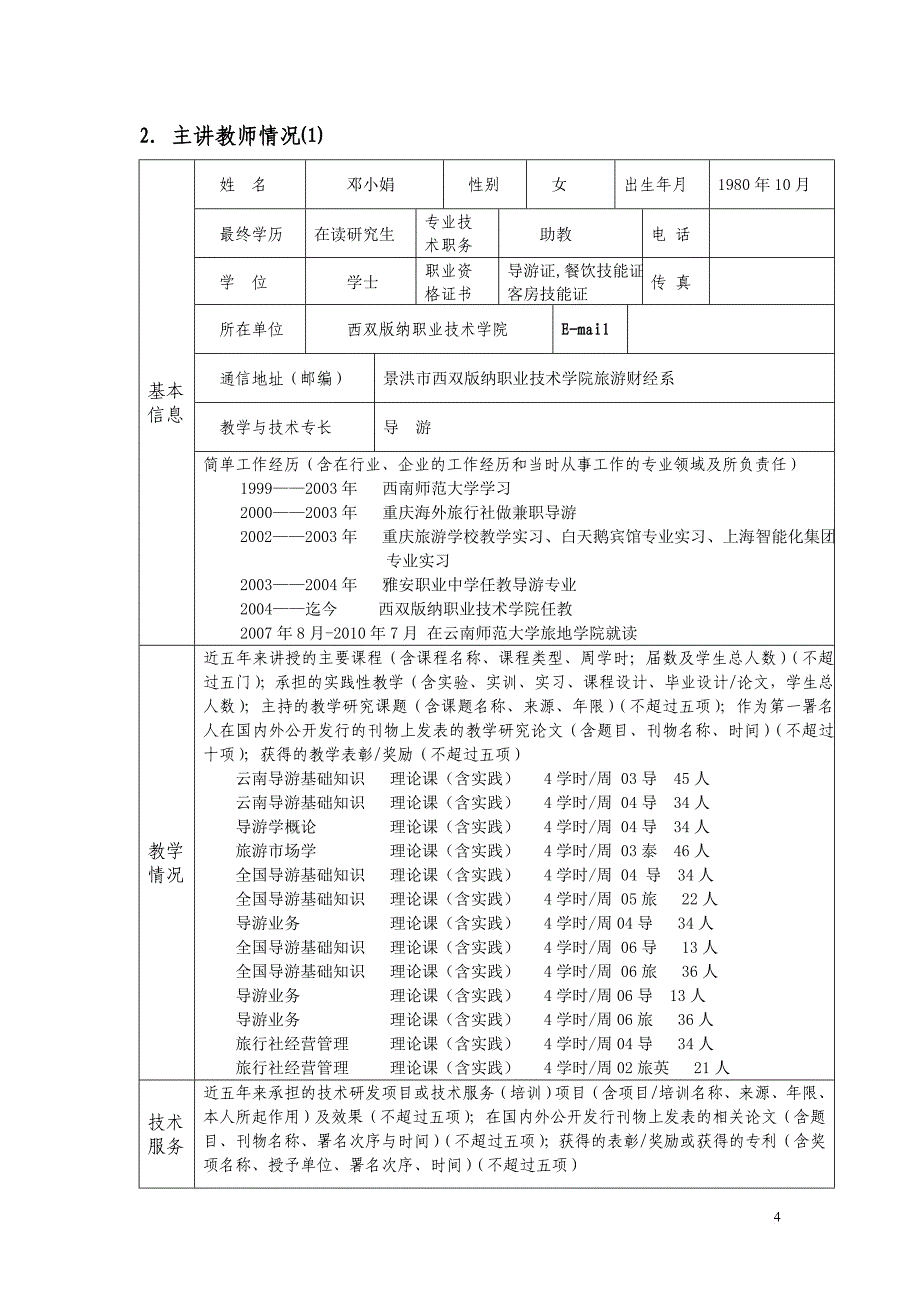 2008年度高职高专国家精品课程(同名2073)_第4页