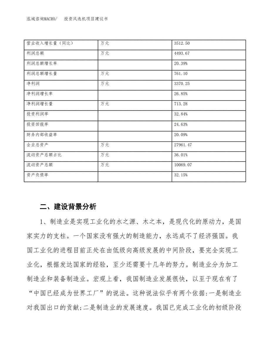 投资风选机项目建议书.docx_第3页