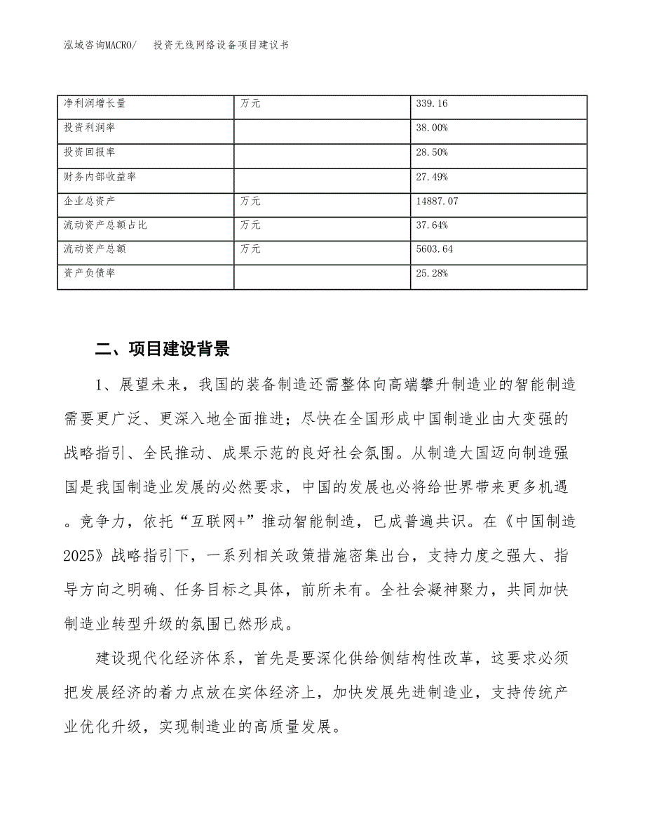 投资无线网络设备项目建议书.docx_第3页