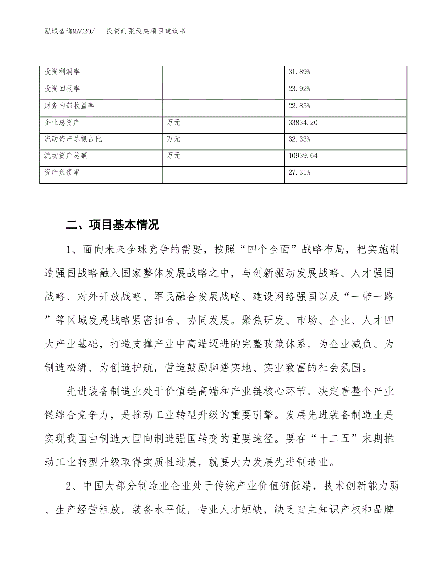 投资耐张线夹项目建议书.docx_第3页