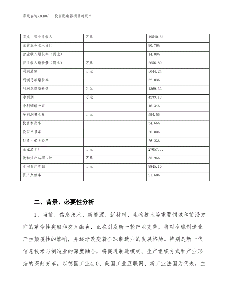 投资配电器项目建议书.docx_第3页