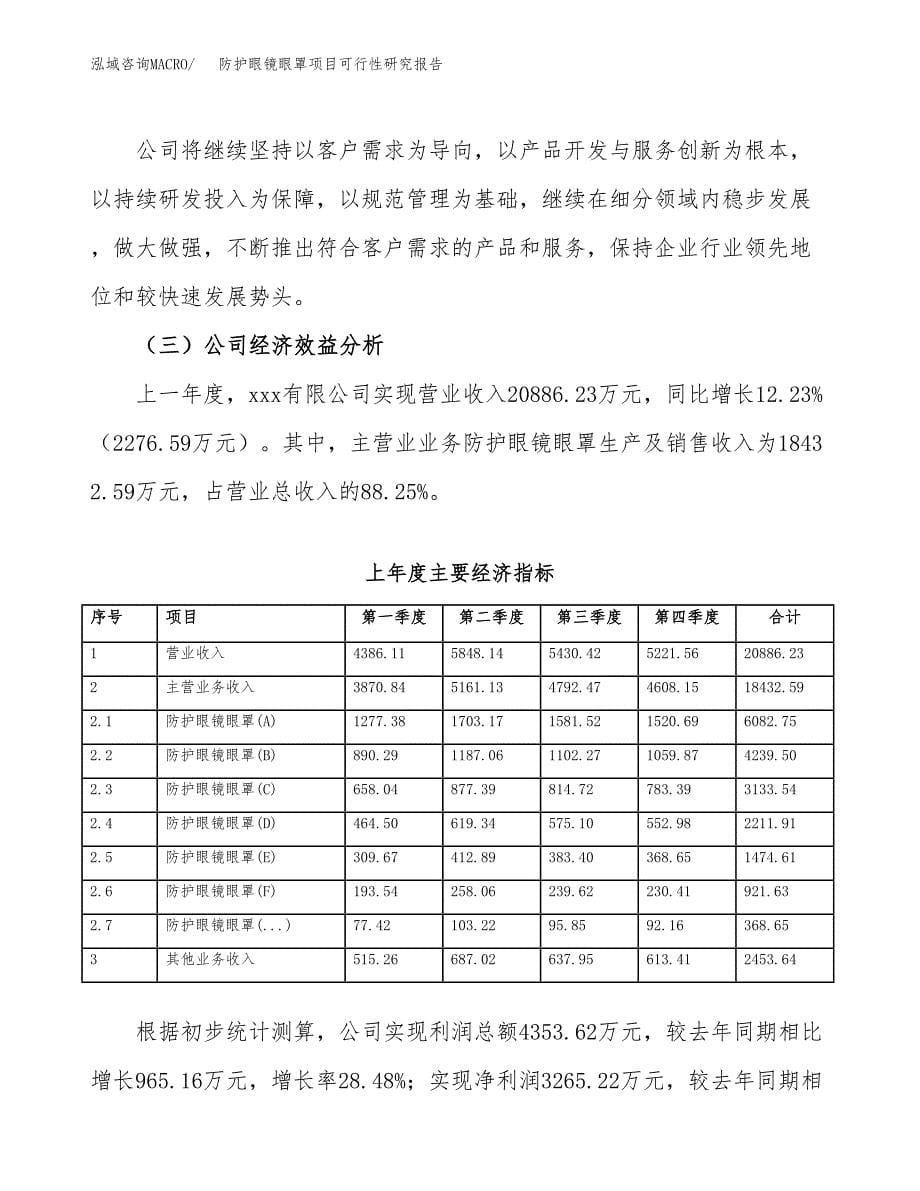 防护眼镜眼罩项目可行性研究报告word可编辑（总投资13000万元）.docx_第5页