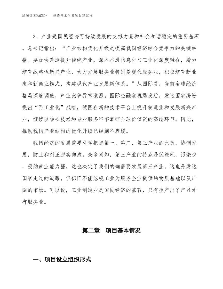 投资马术用具项目建议书.docx_第5页