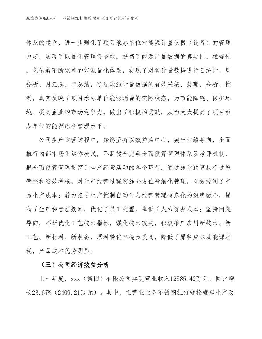 不锈钢红打螺栓螺母项目可行性研究报告word可编辑（总投资13000万元）.docx_第5页