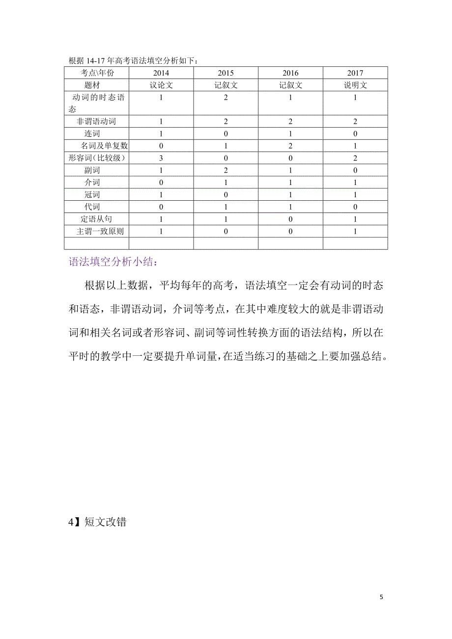 2014-2017高考英语新课标试卷分析_第5页