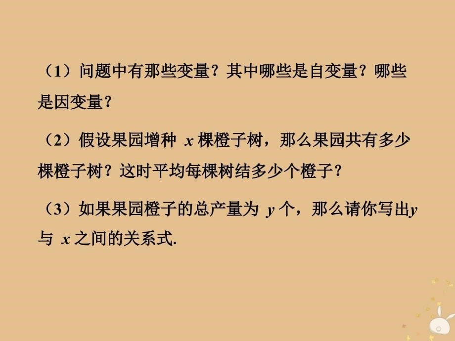 2018-2019学年九年级数学下册 第二章 二次函数 1 二次函数教学课件 （新版）北师大版_第5页