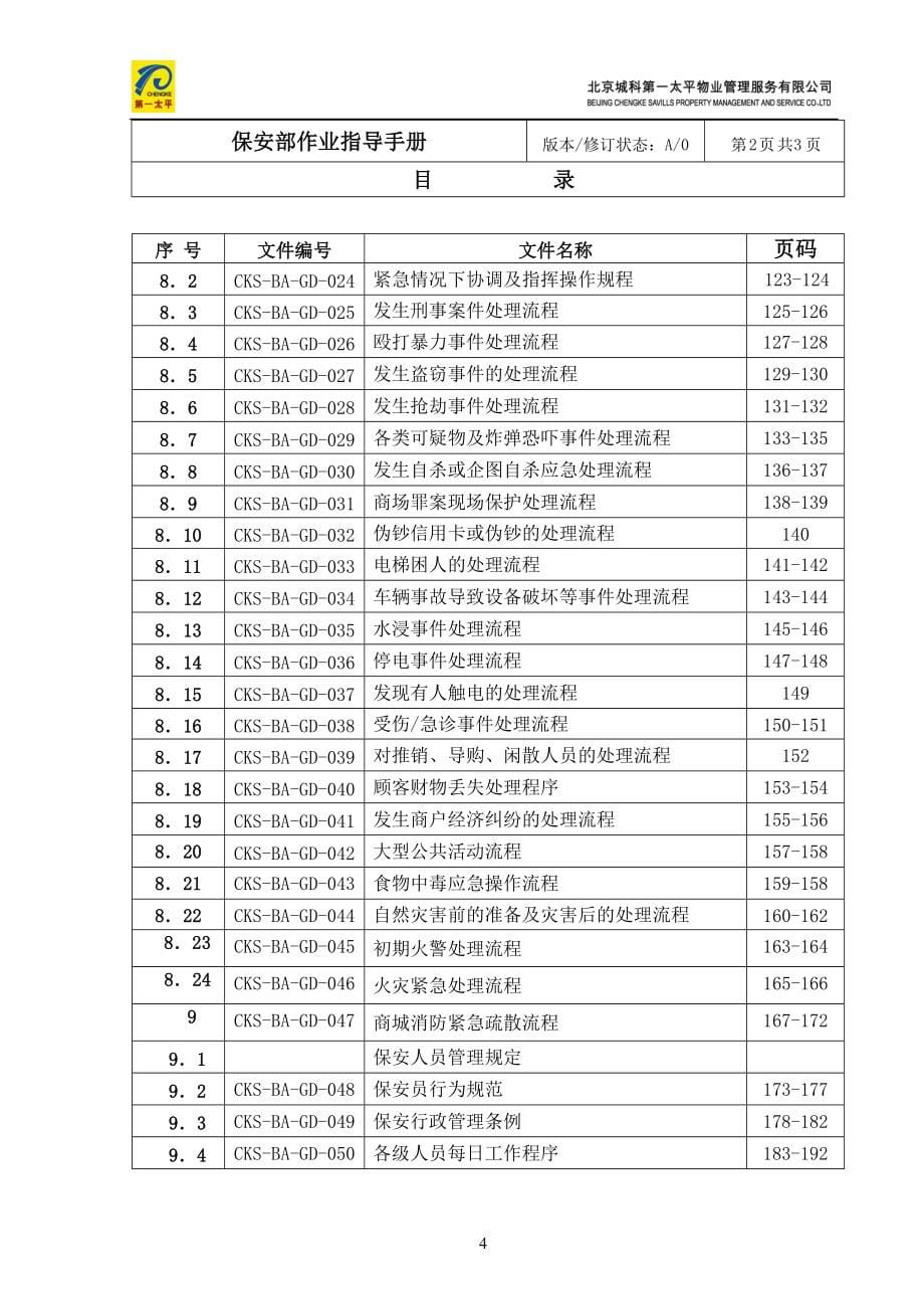 保安部作业导手册a_第5页