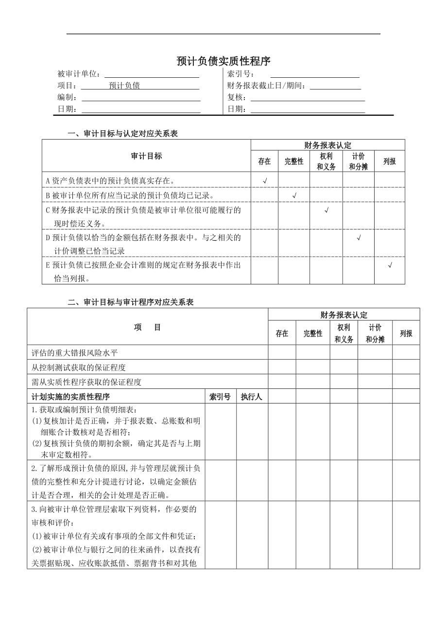 4-2-8负债类——预计负债_第1页