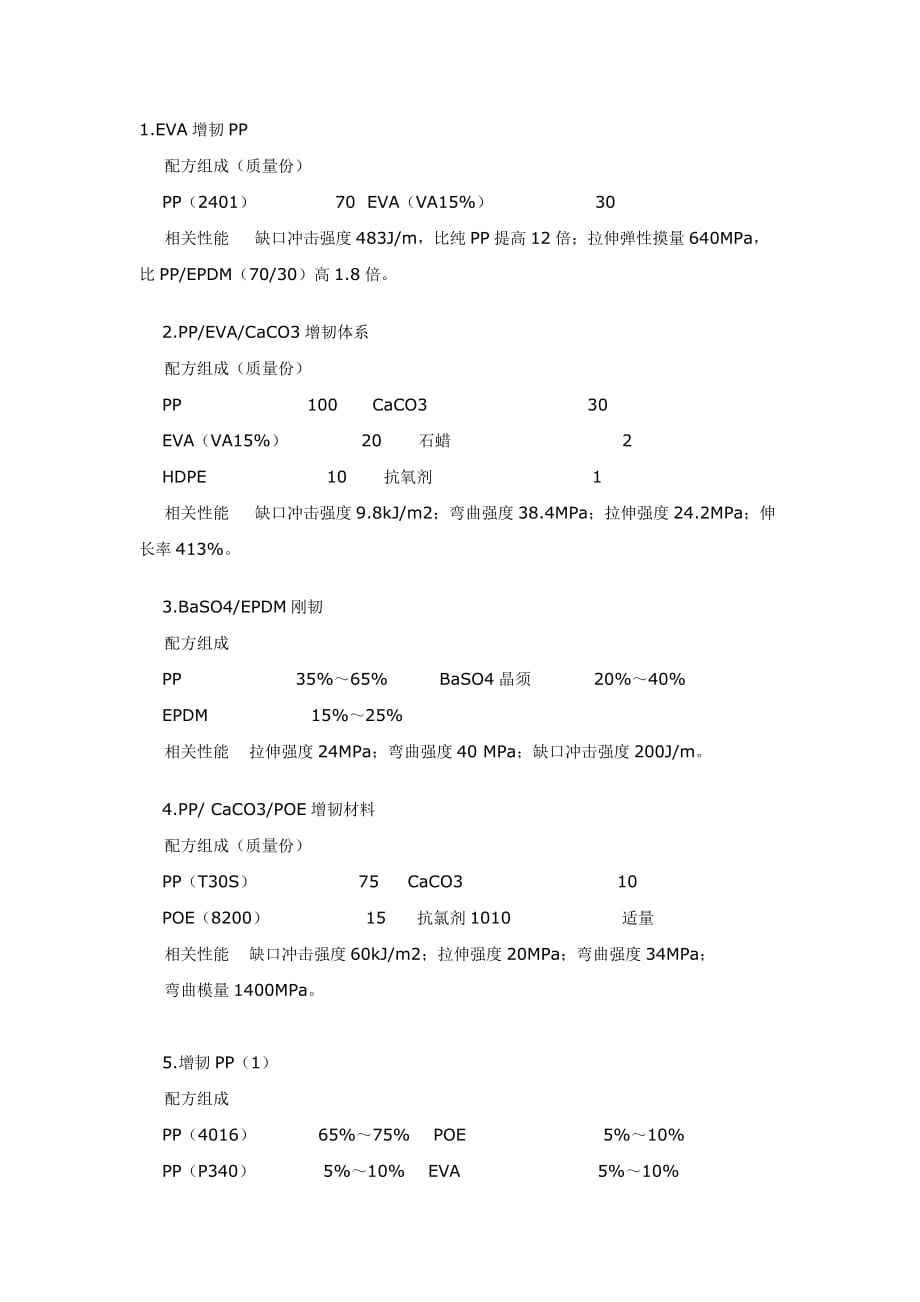 pp类增韧材料配方_第1页