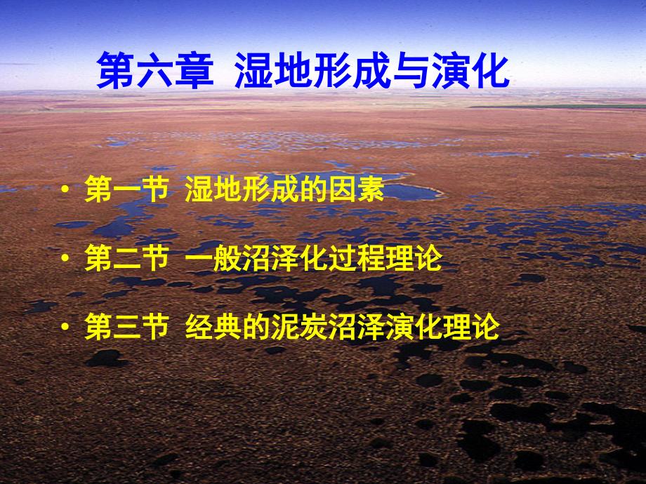 第六章湿地的形成和演化资料_第1页