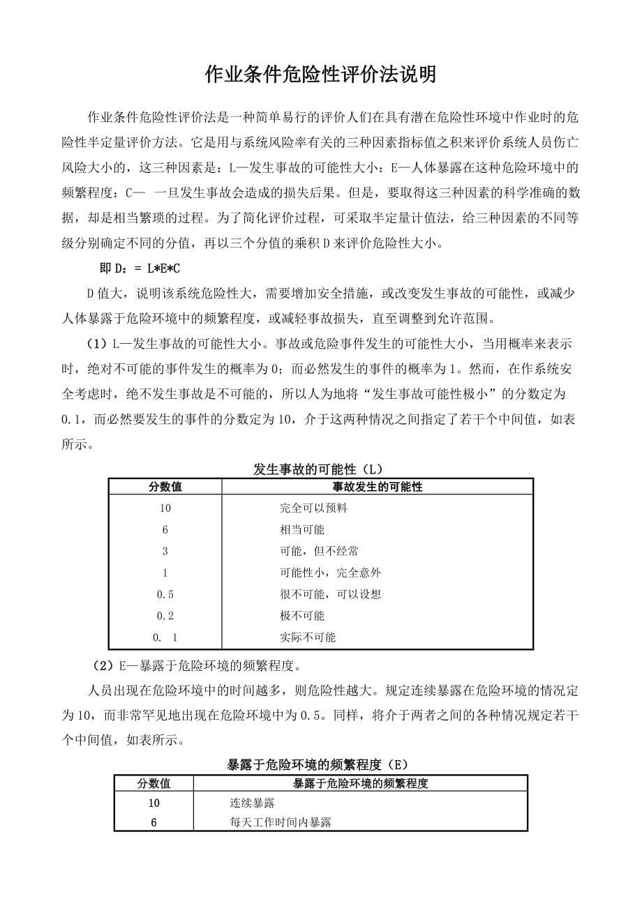 2风机及塔筒安装工程危险源辨识及风险评价表.doc_第1页