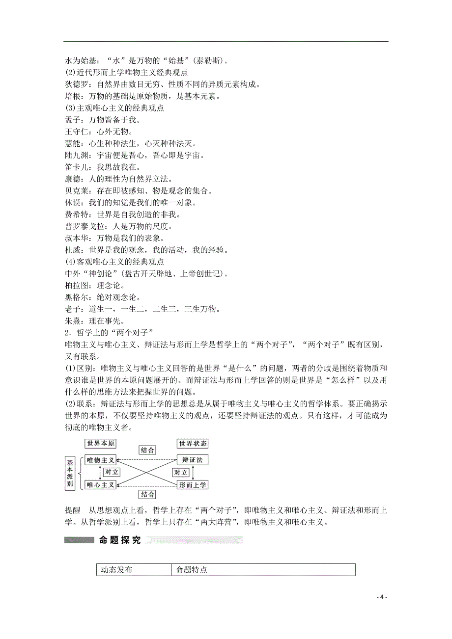 2014届高考政治大一轮复习第32课百舸争流的思想新人教版_第4页