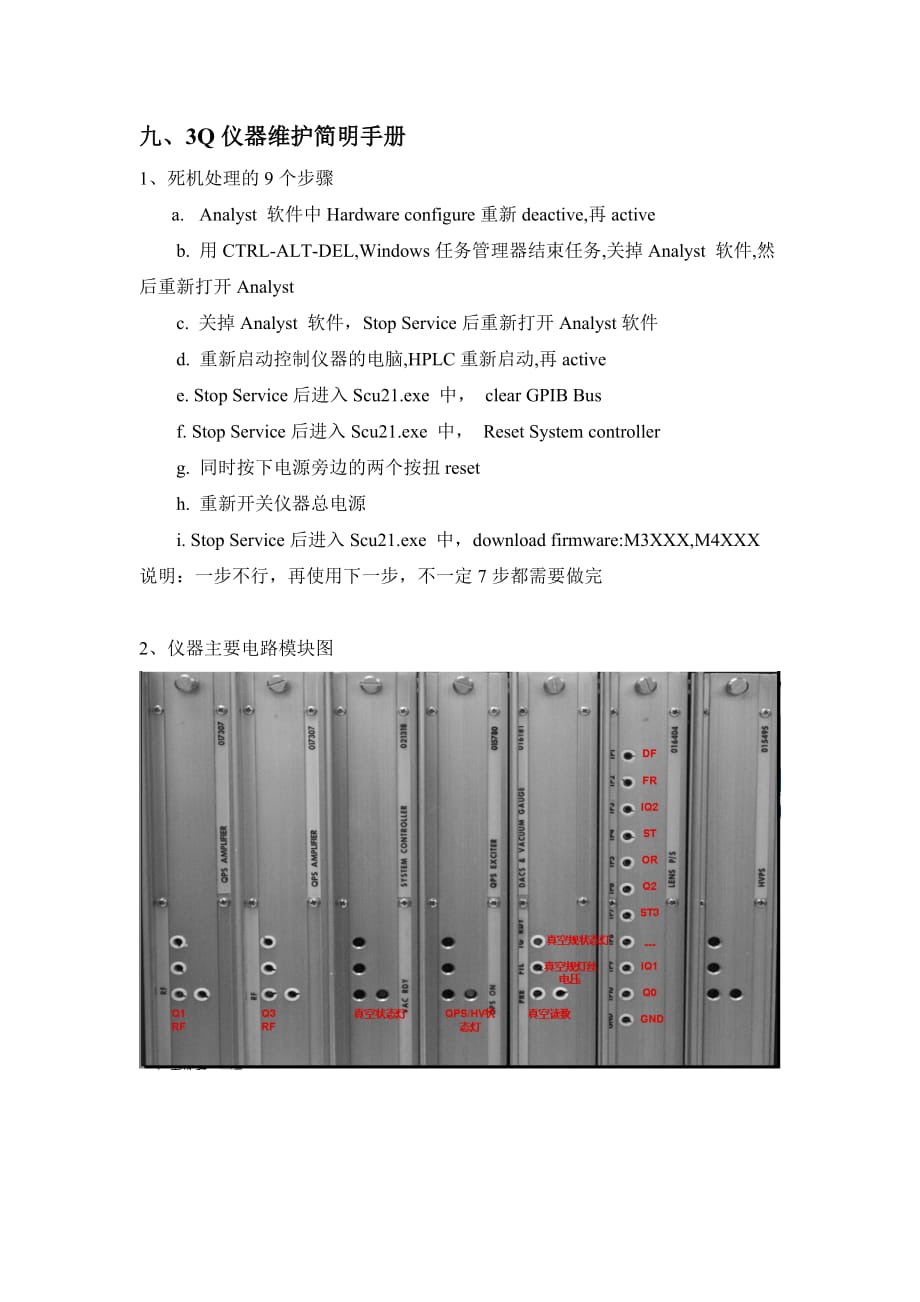 ab系列仪器的开机关机维护手册_第4页