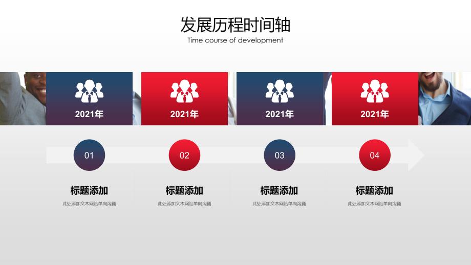 企业历程时间轴商务报告PPT模板_第3页