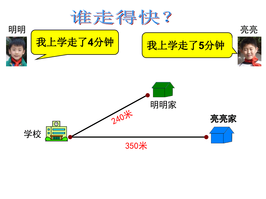 四年级上册数学课件4.5路程、时间和速度人教新课标22_第3页