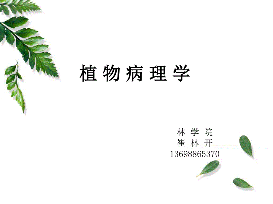 柯南科技大学植物病理学崔林开课件第一章_第1页