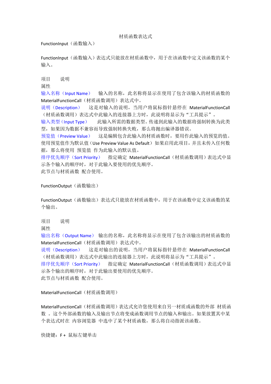 ue4材质函数帮助文档.doc_第1页