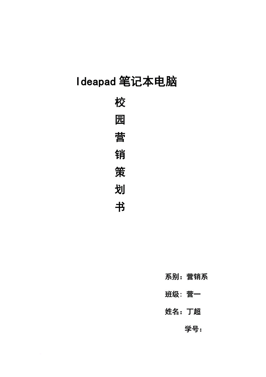 ideapad笔记本电脑校园营销策划方案.doc_第1页