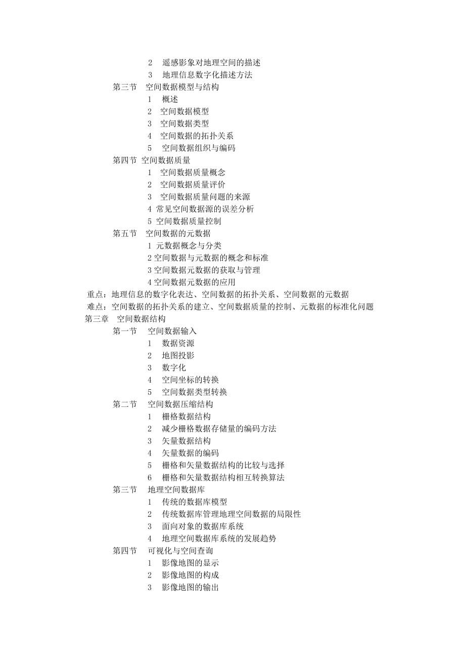 《地理信息系统原理》课程教学大纲.doc_第3页