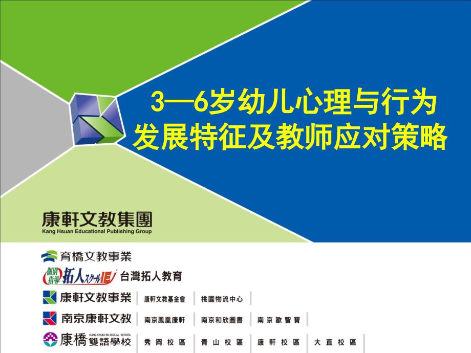 3-6岁幼儿心理与行为发展特征及教师应对策略资料_第1页