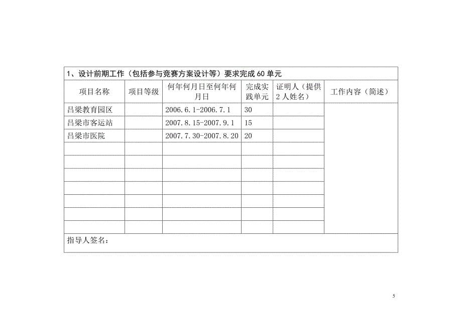 《一级注册建筑师职业实践登记手册》.doc_第5页