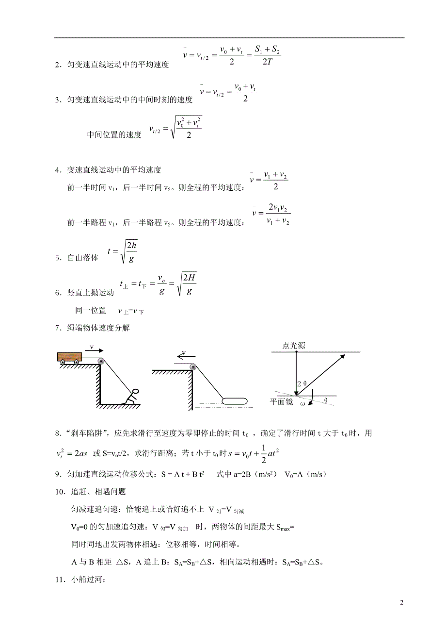 高中物理重要二级结论全资料资料_第2页