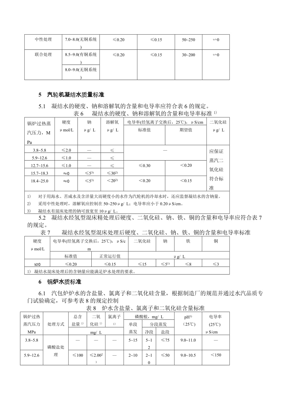 火力发电机组及蒸汽动力设备水汽质量资料_第3页