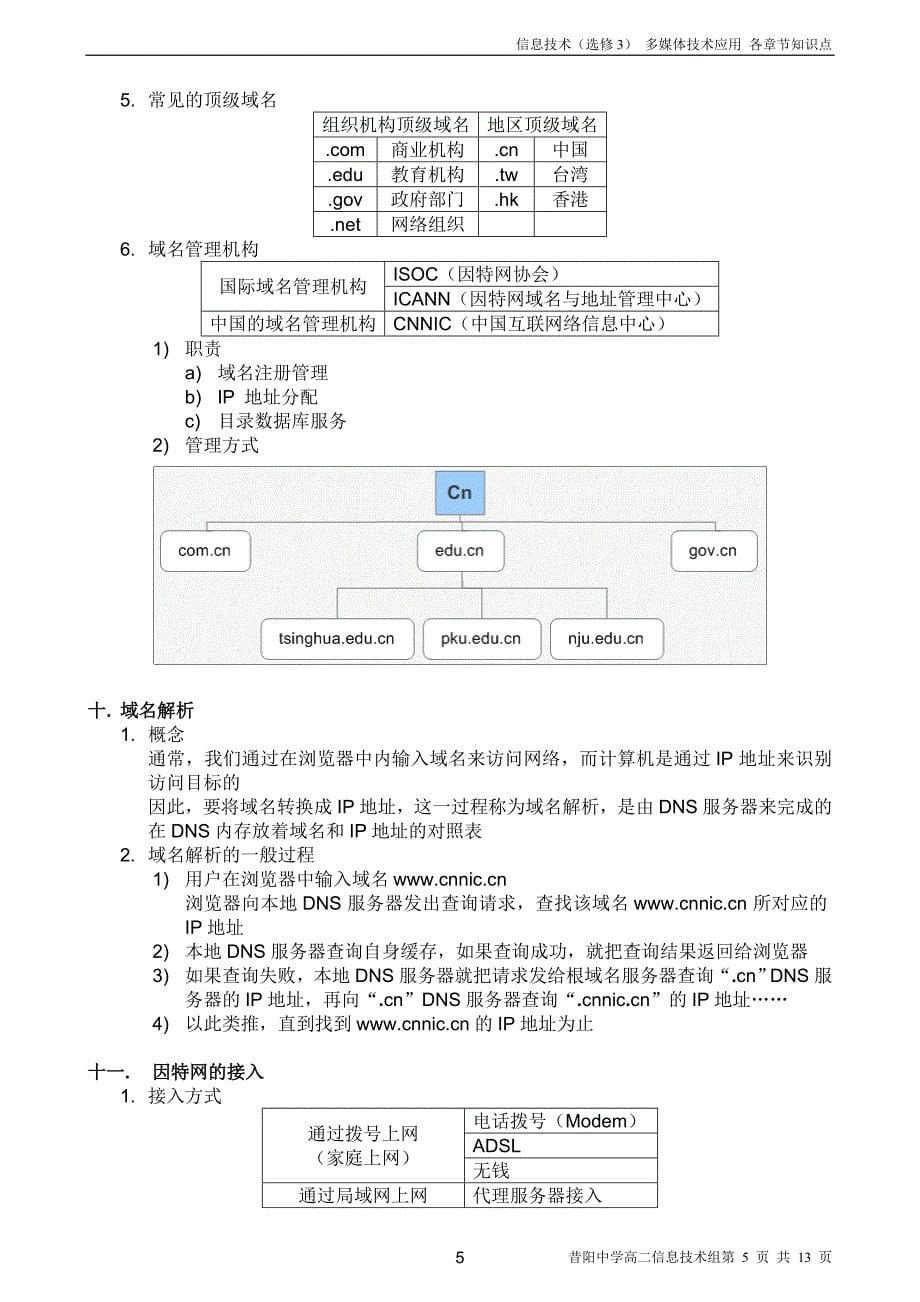 《网络技术应用》知识点(全面).doc_第5页