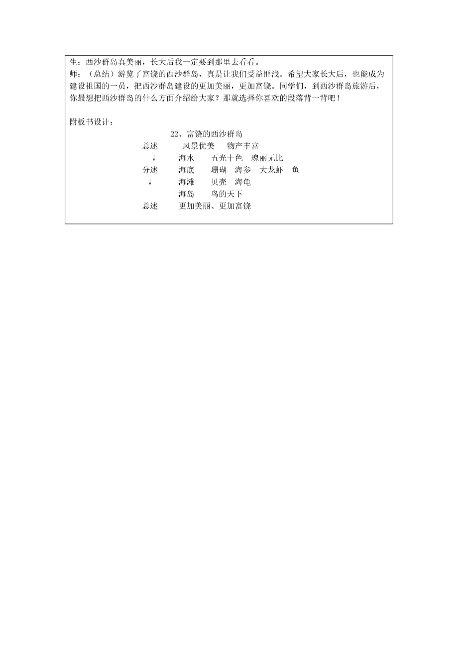 《富饶的西沙群岛》教案.doc_第4页