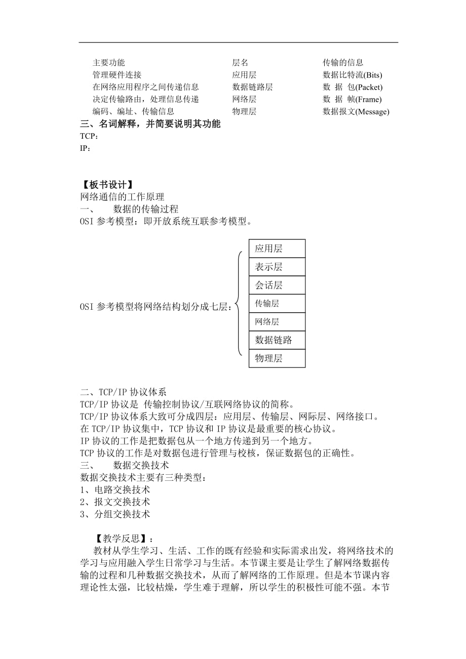 《网络通信的工作原理》教学设计与反思.doc_第4页