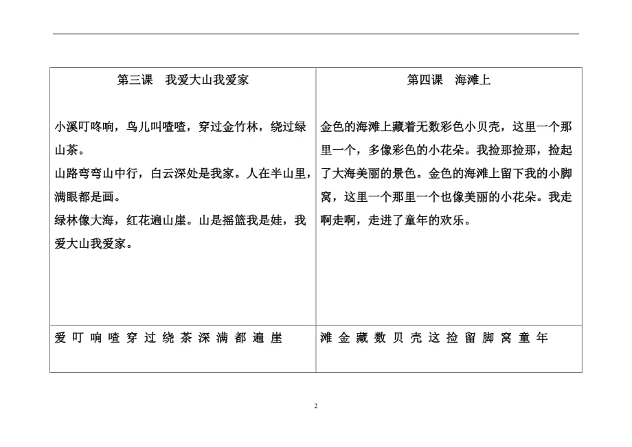 一年级下册语文(1-13课)课文_第2页