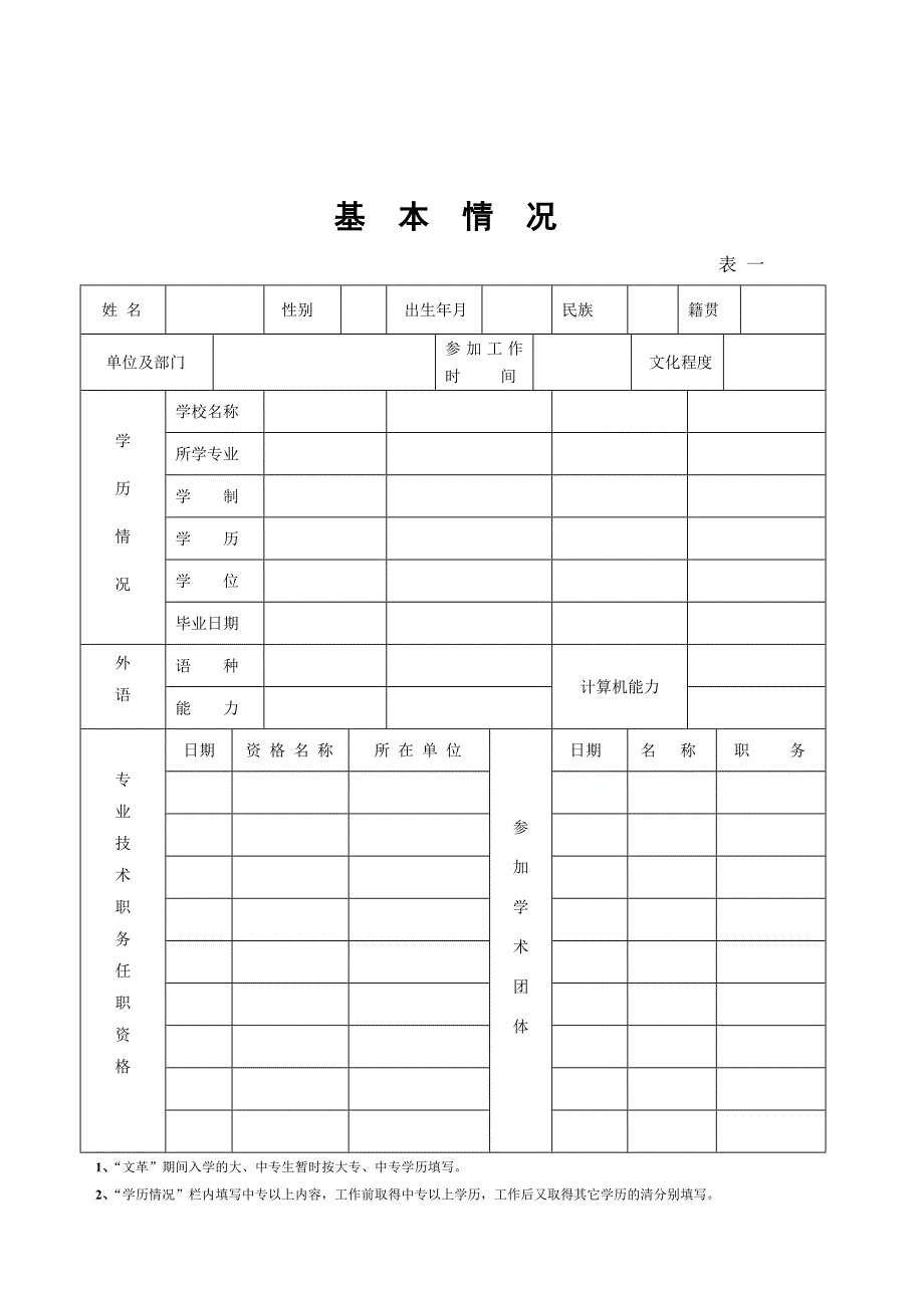 专业技术人员业务考绩档案表(a4).doc_第3页