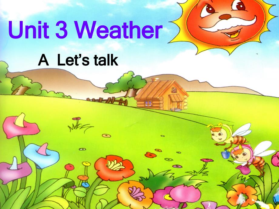 pep-新版四年级下册-unit-3-weather-part-a-let's-talk_第1页