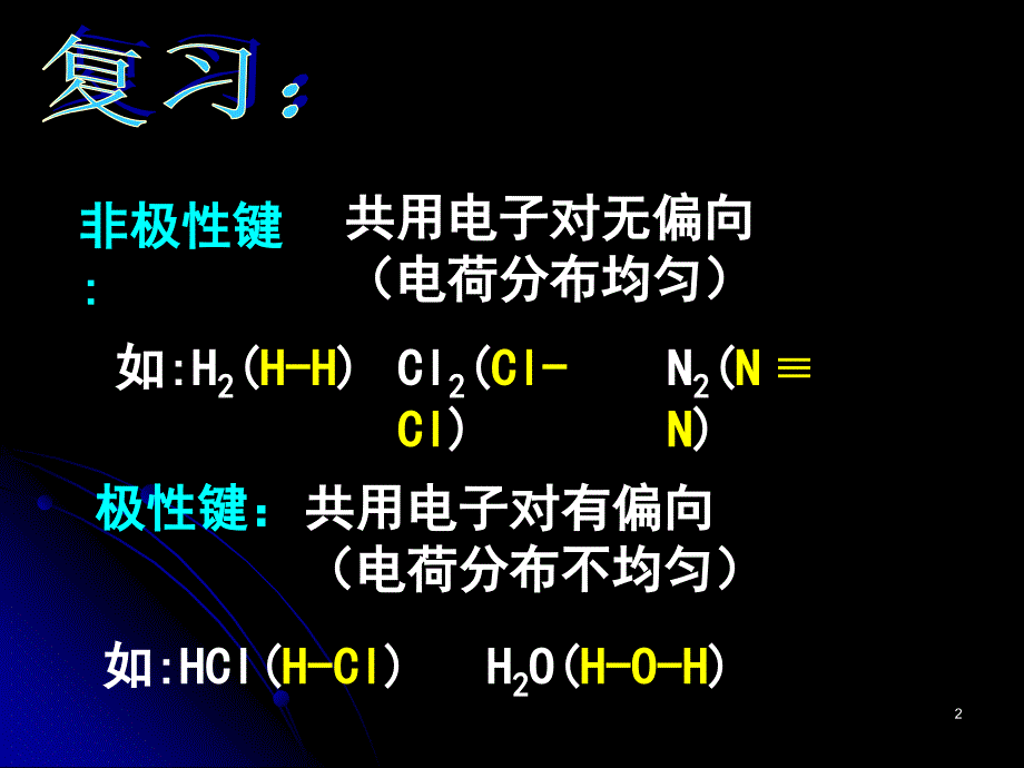 化学2.3分子的性质课件第一课时新人教版选修3_第2页