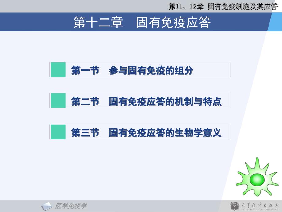 《医学免疫学》教学课件：第11、12章 固有免疫系统及其应答_第2页