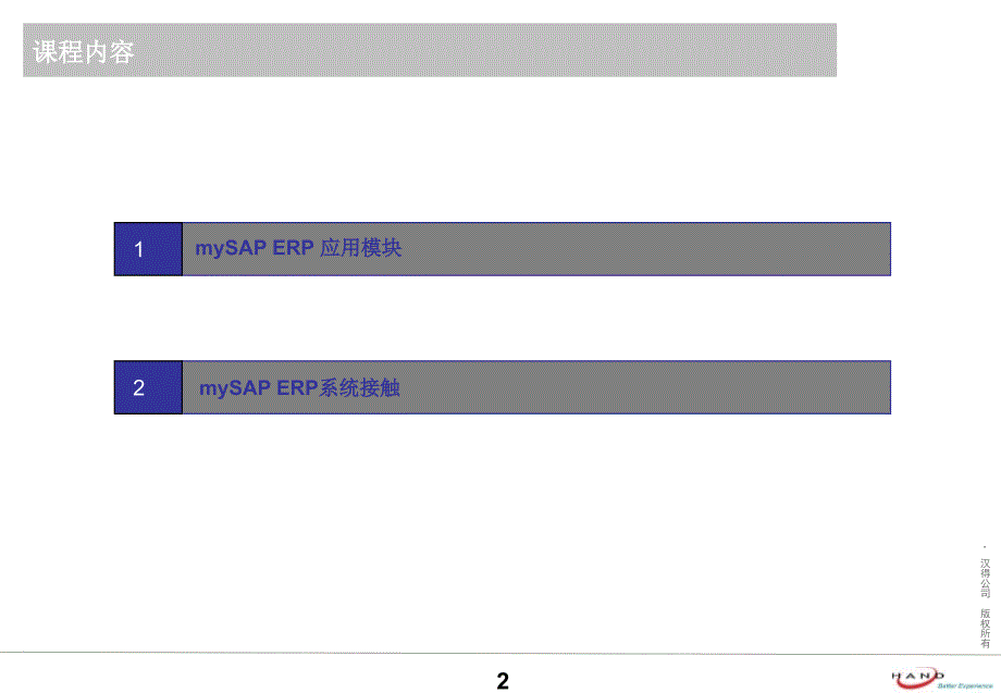 SAP概览培训Ver20推荐课件_第2页
