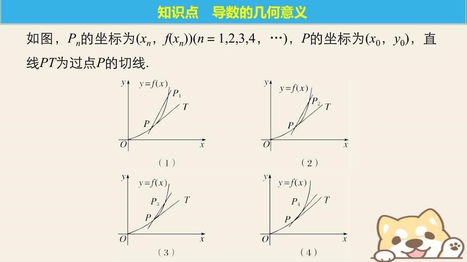 数学 第三单元 导数及其应用 3.1.3 导数的几何意义 新人教B版选修1-1_第5页