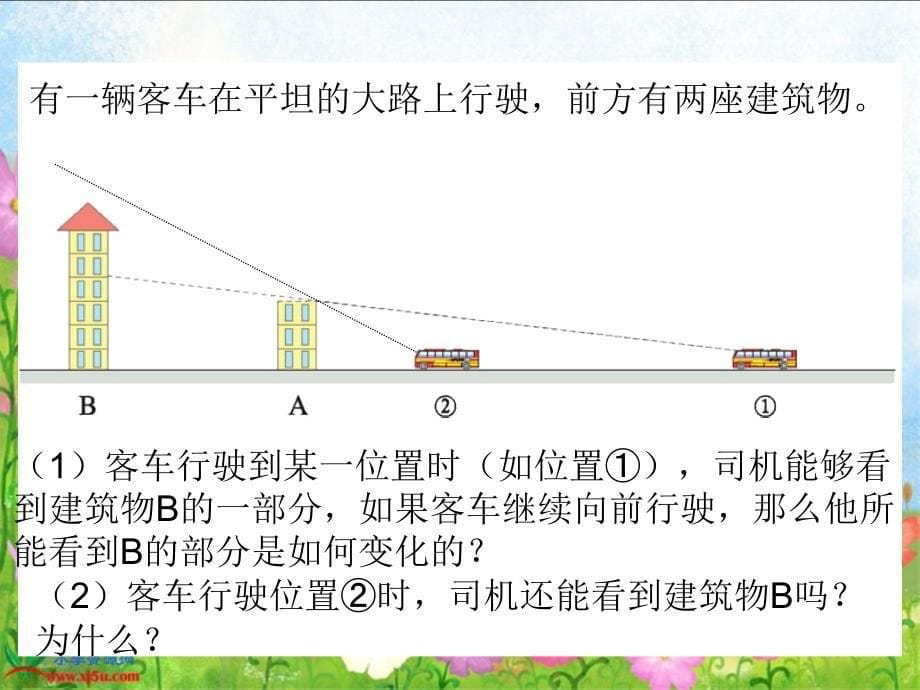 北师大版数学六年级上册《观察的范围》PPT课件_第5页