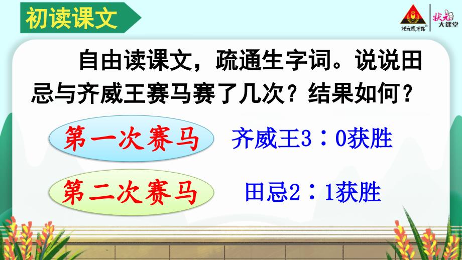 部编版五年级下册语文精美课件16田忌赛马【交互版】_第2页