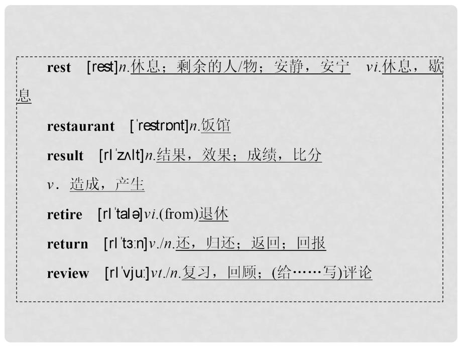 讲练测高考英语一轮复习 Module 2 Highlights of My Senior Year课件 外研版选修7_第3页