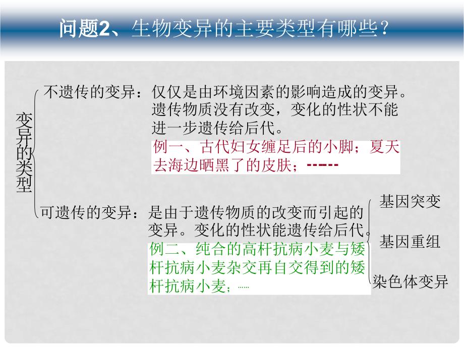 高中生物生物的变异1课件旧人教必修2_第3页