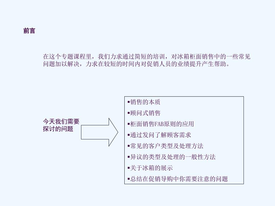 冰箱柜面销售技巧培训讲义ppt课件_第2页