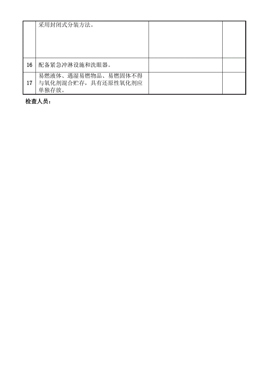 医院危险品管理检查记录_第2页