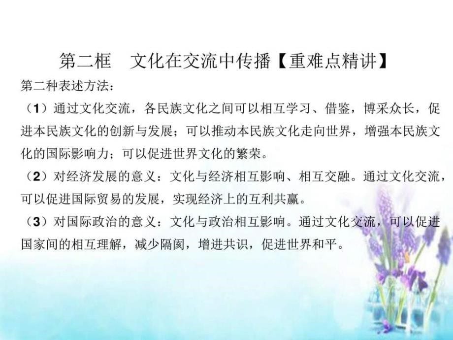 文化在交流中传播课件 新人教版必修_第5页