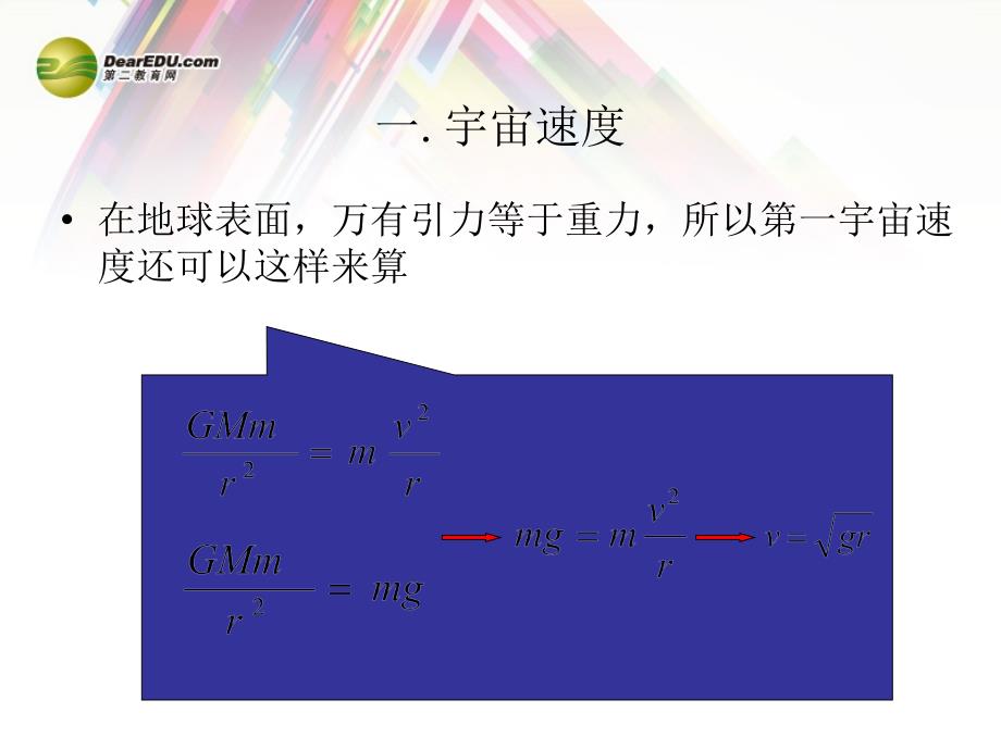 高中物理《宇宙航行》课件新人教版必修_第4页