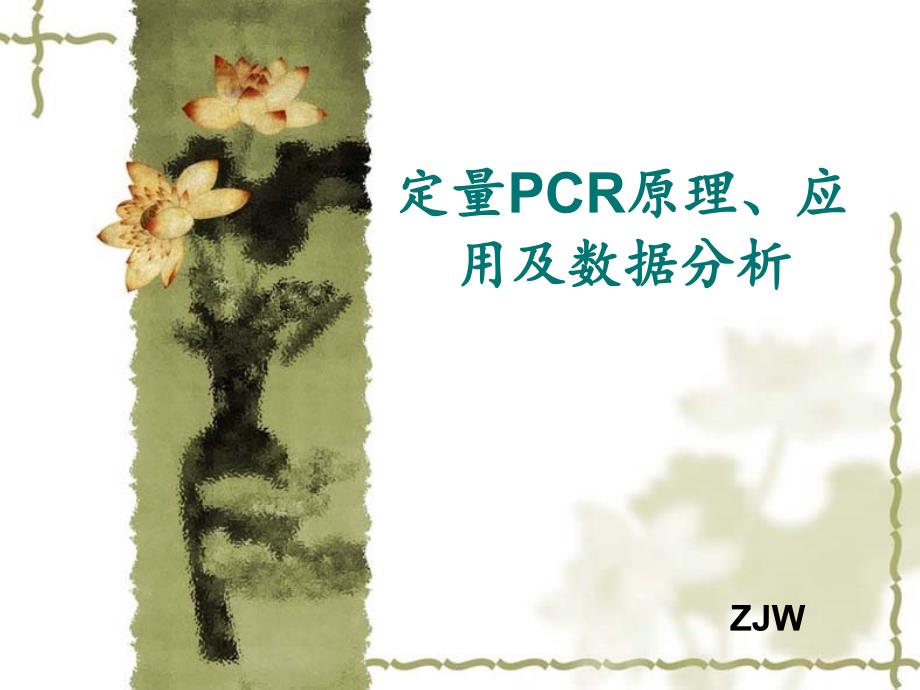 定量PCR方法及数据分析.ppt_第1页