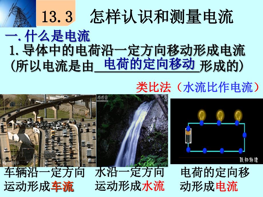 13.3怎样认识和测量电流_第1页