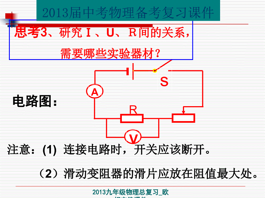 九年级物理总复习欧姆定律课件经典实用_第4页