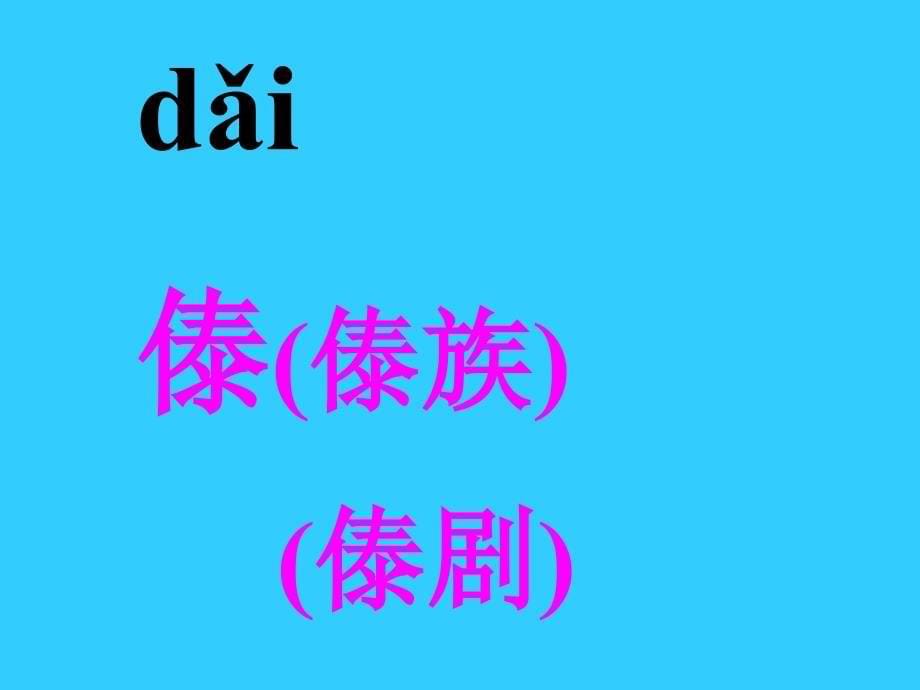 二年级语文下册第三组11难忘的泼水节课件_第5页