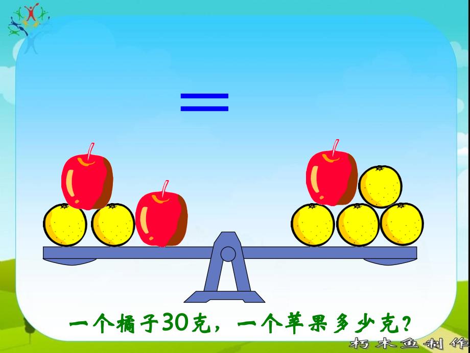 人教版小学三年级下册数学广角2等量代换_第1页